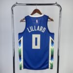 23 Season Milwaukee Bucks City version  No.0 Lillard - Image 2