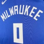 23 Season Milwaukee Bucks City version  No.0 Lillard - Image 4