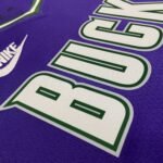 23 Season Milwaukee Bucks Purple  No.34 - Image 7