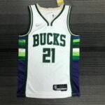 22 Season Milwaukee Bucks City Version  No.21 Holiday