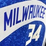 24 Season Milwaukee Bucks  City Edition No.34 - Image 6