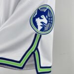 24 SEASON MINNESOTA TIMBERWOLVES WHITE SHORTS - Image 3