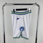 24 SEASON MINNESOTA TIMBERWOLVES WHITE SHORTS - Image 6