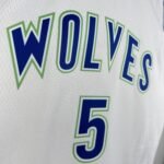 24 SEASON MINNESOTA TIMBERWOLVES WHITE  NO.5 EDWARDS - Image 4