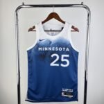 24 SEASON MINNESOTA TIMBERWOLVES CITY VERSION  NO.25 ROSE