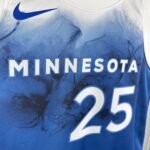 24 SEASON MINNESOTA TIMBERWOLVES CITY VERSION  NO.25 ROSE - Image 4