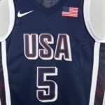 2024 Olympic Basketball USA Blue No.5 EDWARDS - Image 7