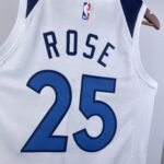 23 SEASON MINNESOTA TIMBERWOLVES HOME  NO.25 ROSE - Image 5