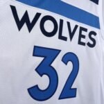 23 SEASON MINNESOTA TIMBERWOLVES HOME  NO.32 TOWNS - Image 6