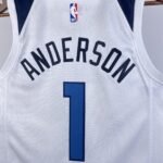 23 SEASON MINNESOTA TIMBERWOLVES HOME  NO.1 ANDERSON - Image 8