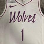 18-19 SEASON MINNESOTA TIMBERWOLVES  NO.1 EDWARDS - Image 3