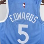 19-20 SEASON MINNESOTA TIMBERWOLVES  NO.5 EDWARDS - Image 7