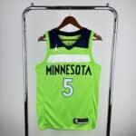 MINNESOTA TIMBERWOLVES GREEN  NO.5 EDWARDS