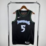 18 Season MINNESOTA TIMBERWOLVES BLACK  NO.5 EDWARDS