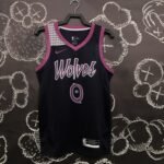 MINNESOTA TIMBERWOLVES PURPLE/ BLACK  NO.0 RUSSELL