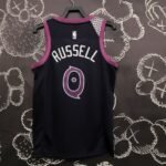 MINNESOTA TIMBERWOLVES PURPLE/ BLACK  NO.0 RUSSELL - Image 2