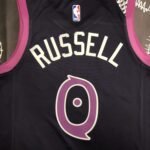 MINNESOTA TIMBERWOLVES PURPLE/ BLACK  NO.0 RUSSELL - Image 3