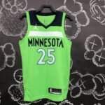 MINNESOTA TIMBERWOLVES GREEN  NO.25 ROSE