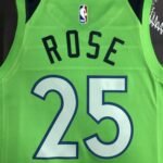 MINNESOTA TIMBERWOLVES GREEN  NO.25 ROSE - Image 4