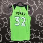 MINNESOTA TIMBERWOLVES GREEN  NO.32 TOWNS - Image 2