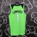 MINNESOTA TIMBERWOLVES GREEN  NO.1 EDWARDS - Image 2