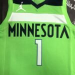 MINNESOTA TIMBERWOLVES GREEN  NO.1 EDWARDS - Image 3