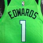 MINNESOTA TIMBERWOLVES GREEN  NO.1 EDWARDS - Image 4