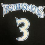18 Season MINNESOTA TIMBERWOLVES BLACK  NO.3 MARBURY - Image 4