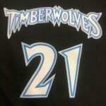 18 Season MINNESOTA TIMBERWOLVES BLACK  NO.21 GARNETT - Image 3