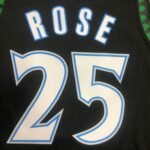 18 Season MINNESOTA TIMBERWOLVES BLACK  NO.25 ROSE - Image 3