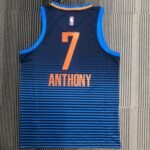 Oklahoma City Thunder Blue STRIPE  No.7 ANTHONY - Image 2