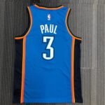 Oklahoma City Thunder Blue  No.3 Paul - Image 2