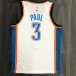 Oklahoma City Thunder White  No.3 Paul - Image 2