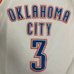 Oklahoma City Thunder White  No.3 Paul - Image 4