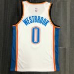 Oklahoma City Thunder White  No.0 Westbrook - Image 2