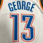 Oklahoma City Thunder White  No.13 George - Image 3