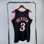 MN Heat Pressed Retro : Philadelphia 76ers 1998 Black #3 - Image 2