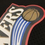 MN Heat Pressed Retro : Philadelphia 76ers 1998 Black #3 - Image 5