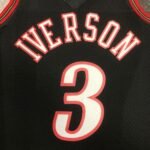 MN Heat Pressed Retro : Philadelphia 76ers 1998 Black #3 - Image 9