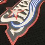 MN Heat Pressed Retro : Philadelphia 76ers 1998 Black #3 - Image 10
