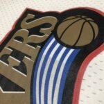 MN Heat Pressed Retro : Philadelphia 76ers 1998 White #3 - Image 8