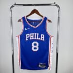 23 Season Philadelphia 76ers Blue V  #8