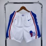 Philadelphia 76ers White Shorts