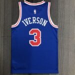 Philadelphia 76ers Retro  #3 Blue - Image 2