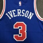 Philadelphia 76ers Retro  #3 Blue - Image 4