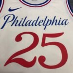 20 Season Philadelphia 76ers White  #25 - Image 3