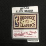 MN Heat Press Retro: 97/98 Season Black Hardwood Classics   76ers Iverson - Image 13