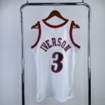 MN Heat Pressed Retro : Philadelphia 76ers 1998 White #3 - Image 2