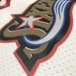 MN Heat Pressed Retro : Philadelphia 76ers 1998 White #3 - Image 10