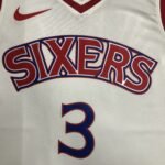 Philadelphia 76ers  #3 White - Image 4